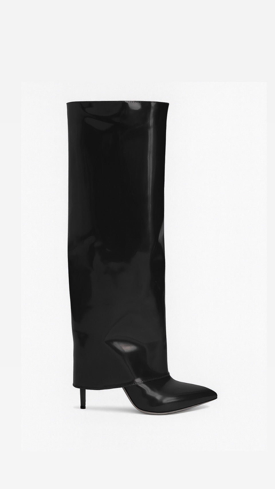 Bota de capa charol negro